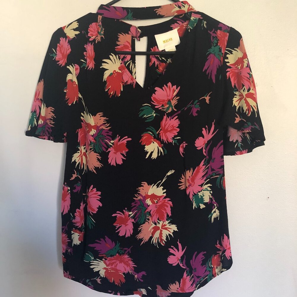 #171 Maeve Anthropologie Blouse Women's Small floral